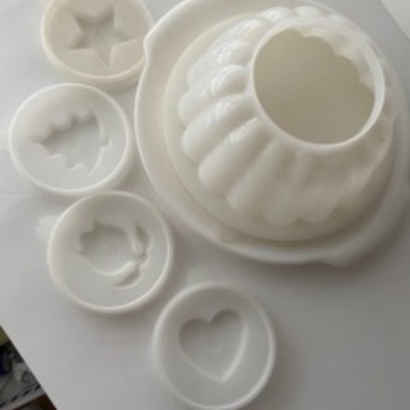 Tupperware Kitchen Vintage Rare 7 Piece Tupperware Jelly Mold Mould